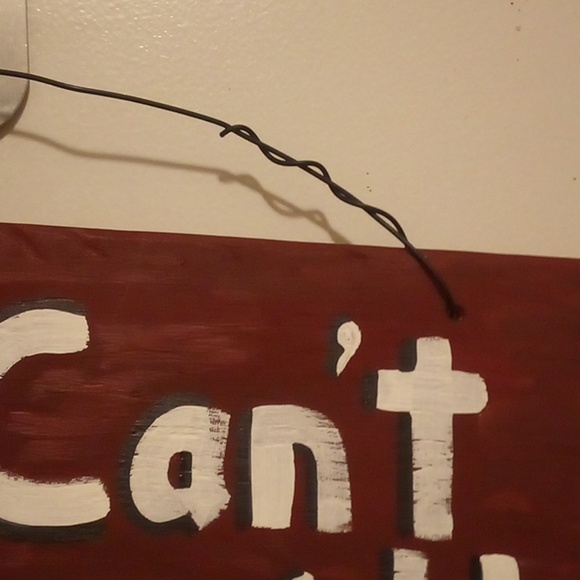 Handmade "You Can't Fix Stupid!" Decorative Sign - Picture 3 of 3